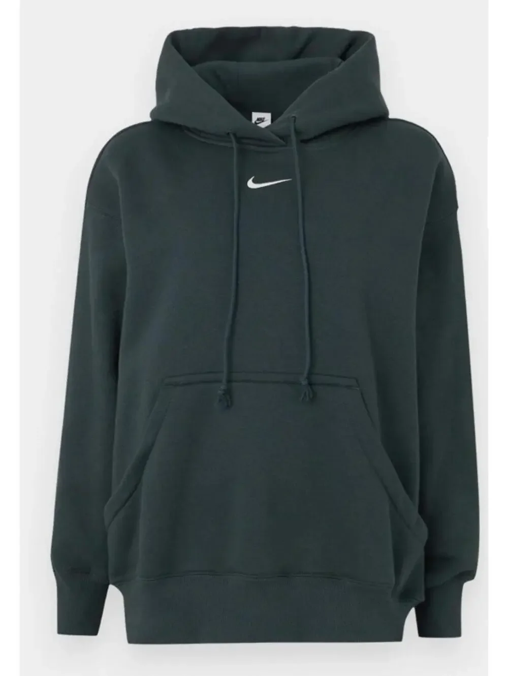 $75 Nike Phoenix Fleece Oversized Women’s Pullover Hoodie Size S Seaweed DQ5860